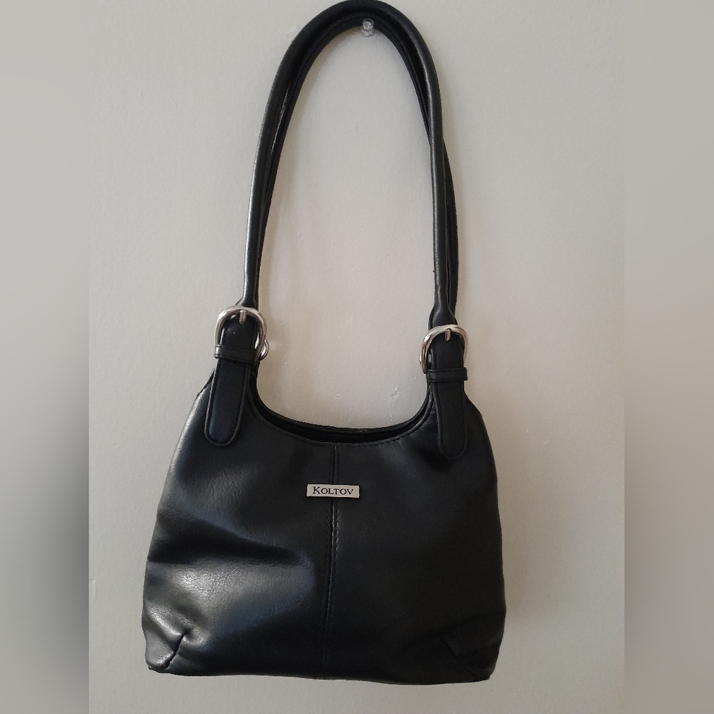 Vintage Small Koltov Shoulder Purse Black